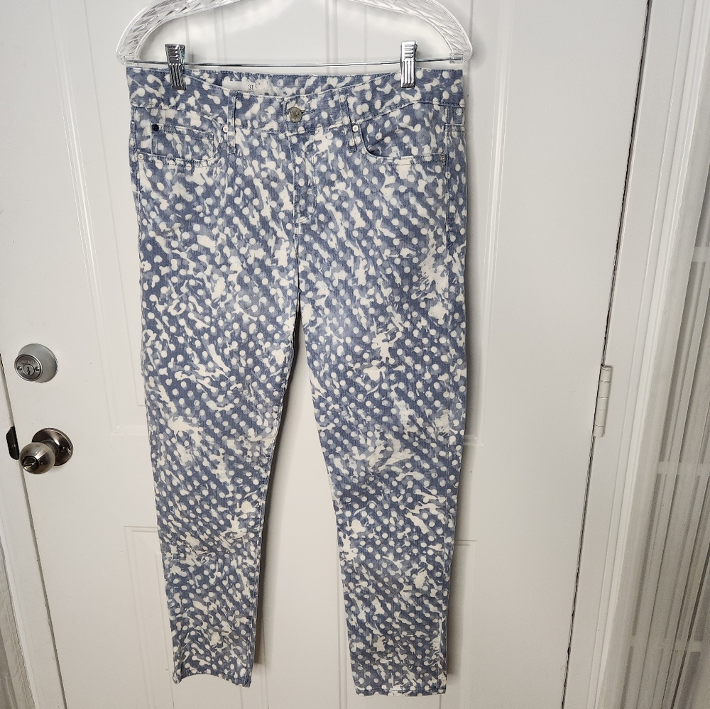 GAP 1969 Blue and White Skinny Jeansโ Size 31